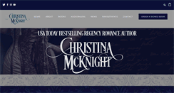 Desktop Screenshot of christinamcknight.com